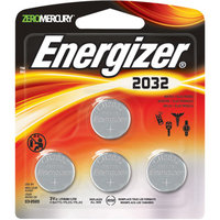 Energizer 2032 Coin Lithium Batteries 4 Count (2032BP-4)