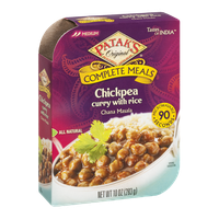 Patak's Original Complete Meals Chickpea Curry with Rice Chana Masala