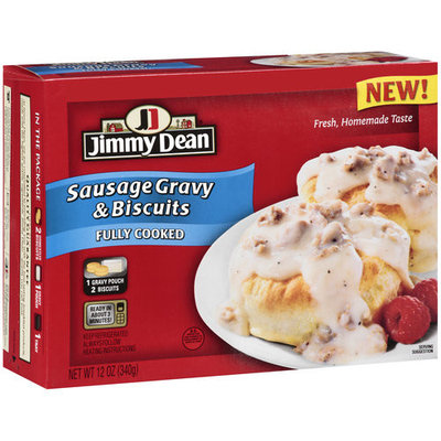 Jimmy Dean Fully Cooked Sausage Gravy & Biscuits, 12 oz