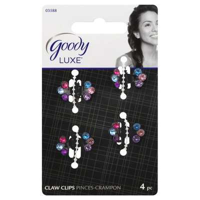 Goody Products Inc. Luxe Baby Butterflies Claw Clip, 4 CT