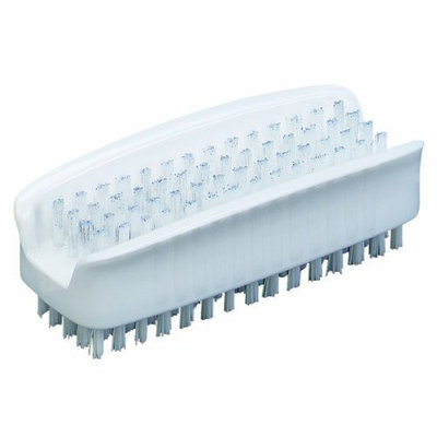 Carlisle 3623900 Sparta Hand & Nail Brush, White Plastic Block, White Polypropylene Bristles (Case of 24)