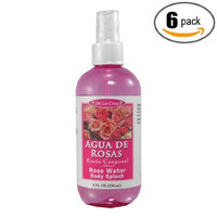 Alivio Vital 6pk - Rose Water Body Splash - Agua de Rosas