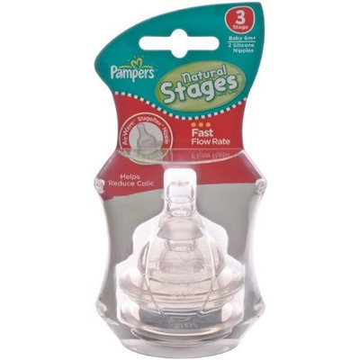 Pampers® Silicone Airwave Aspirational Nipples, Stage 3