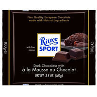 Ritter Sport Bars Dark Chocolate Mousse
