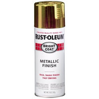 Rustoleum Rust-Oleum 7710830 Bright Coat Metallic Color Spray, Gold, 11-Ounce [G