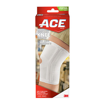 ACE Knitted Knee Brace w/Side Stabilizers 207355