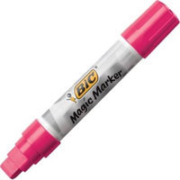 Bic Corporation MWXP11PK Magic Marker Brand Window Markers Jumbo Chisel Pink