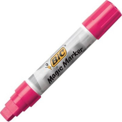 Bic Corporation MWXP11PK Magic Marker Brand Window Markers Jumbo Chisel Pink