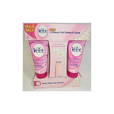 Veet in Shower Hair Removal Cream Value Pack