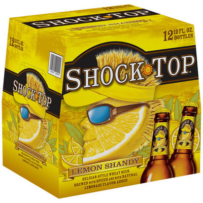 Shock Top Lemon Shandy Beer, 12 fl oz, 12 pack
