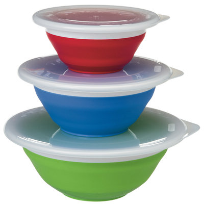 Progressive Prepworks Thinstore Collapsible Storage Bowl Set