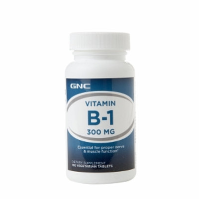 GNC Vitamin B-1 300 mg, Tablets, 100 ea