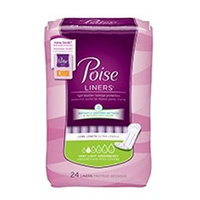 Poise LINERS LONG, Very Light Absorbency, Full case of 192 Liners (217-0975)