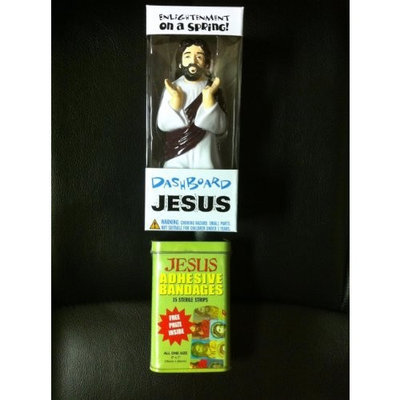 Adams Dashboard Jesus & Jesus Bandaids- Combo Gift Pack