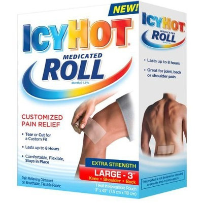 Icy Hot Medicated Roll Large 3-Inch (Pack of 2)