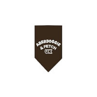 Ahi Aberdoggie UK Screen Print Bandana Cocoa Small