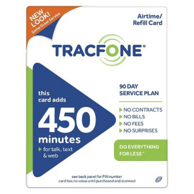 Tracfone TracFone 450 Minute / 90 Access Days