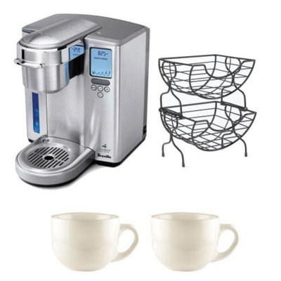 Breville BKC700XL Gourmet Single Serve Coffeemaker/Iced Beverage Function and Ni