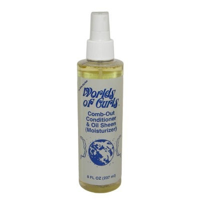 World of Curls Comb Out,Conditioner & Oil Sheen(Moisturizer) Extra Dry 8oz