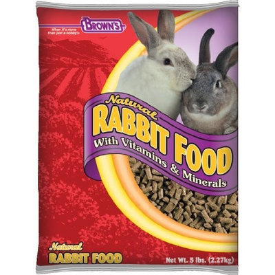 F.M.BROWN'S F.M. Brown's Brown's Naturals, 5-Pound, Rabbit Food