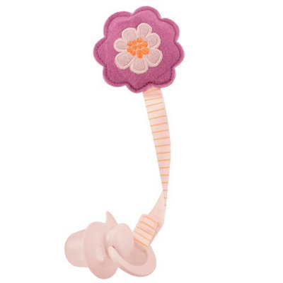 Carter's Carters Flower Paci Clip with Pacifier