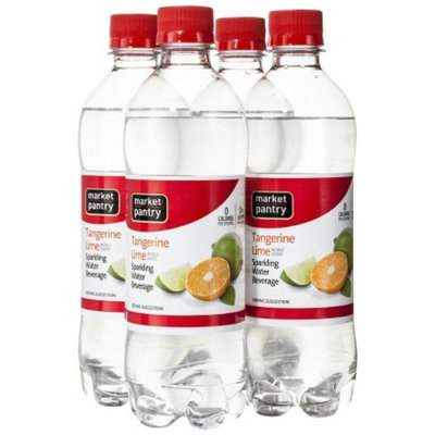 Market Pantry 4-pk. Tangerine Lime Sparkling Water Beverage 16.9-oz.