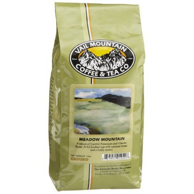 Vail Mountain Coffee & Tea Meadow Mountain Blend Ground Coffee, 12-Ounce Bags (Pack of 3)