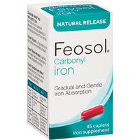 Feosol Natural Release Carbonyl Iron Supplement Caplets