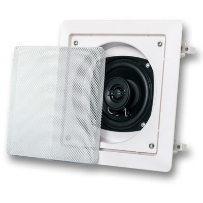Acoustic Audio AS6S 200W Single Home Theater In-Wall/Ceiling Surround Speaker
