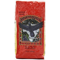 Raven's Brew Whole Bean Ebony Pearls, 12-Ounce Bags (Pack of 2)