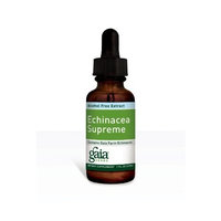Gaia Herbs Echinacea Supreme, Alcohol-Free, 1-Ounce Bottle (Pack of 2)