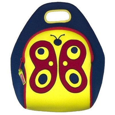 Dabbawalla Bags Vintage Flyer Military themed Kids' Preschool & Toddler Backpack Navy/Red