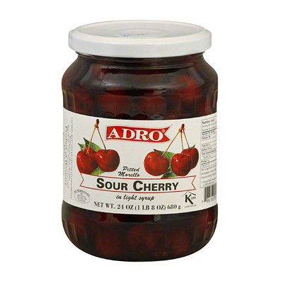 Adro Pitted Morelo Sour Cherry In Light Syrup