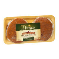 Al Fresco All Natural Chicken Burgers Buffalo Style