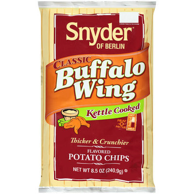 Snyder of Berlin Classic Buffalo Wing Kettle Cooked Potato Chips, 8.5 oz