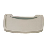 Rubbermaid Sturdy Microban Youth Seat Tray Plastic in Platinum