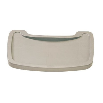Rubbermaid Sturdy Microban Youth Seat Tray Plastic in Platinum