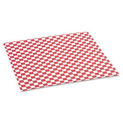 Packaging Dynamics Grease-Resistant Red Check Sheets