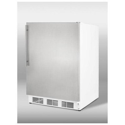 Summit CT66JSSHV 5.1 Cu. Ft. Stainless Steel Undercounter Compact Refrigerator