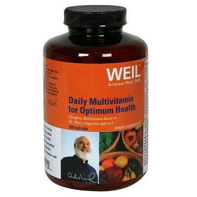 Weil Nutritionals Weil Daily Multivitamin for Optimum Health, Tablets,180 tablets (Pack of 2)
