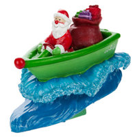 Top FinA PetHoliday Santa SS Sleigh Aquarium Ornament