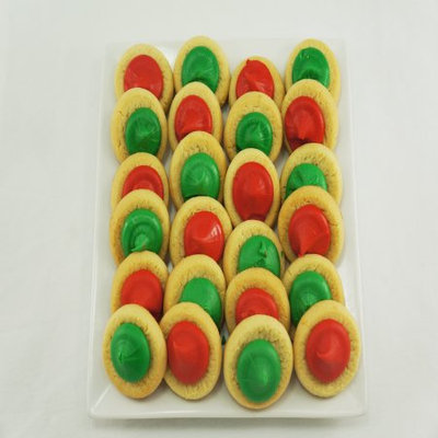 Walmart Christmas Thumbprint Cookies