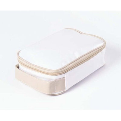 Clava 885016WHITE Wellie Small Toiletry-Cosmetic Case - White