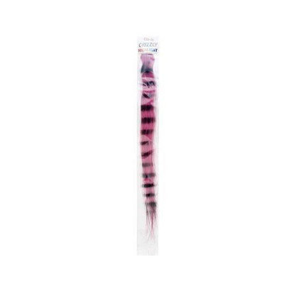 Lord & Cliff 100% Remy Human Hair Grizzly Highlight Clip-In Extension 14 Inch Baby Pink/Brown