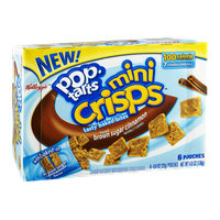 Kellogg's Pop-Tart Mini Crisps Frosted Brown Sugar Cinnamon Toaster Pastries