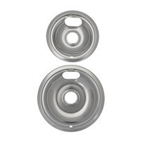 Range Kleen Universal Drip Bowls 2-pk. - Chrome