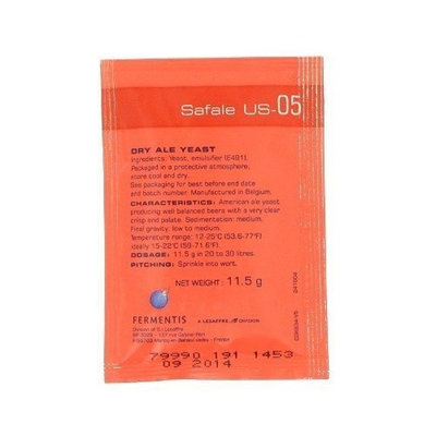 Fermentis Safale US-05 Dry Yeast - 11.5g