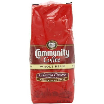 Community Coffee Whole Bean Coffee, Colombia Classico Blend, 12-Ounce Bags (Pack of 3)