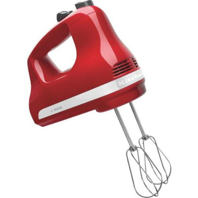 KitchenAid 5-Speed Hand Mixer- Empire Red KHM512