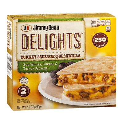 Jimmy Dean DelightsTurkey Sausage Quesadilla Egg Whites, Cheese & Turkey Sausage - 2 CT